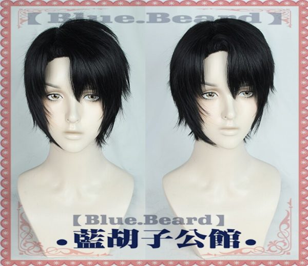 Anime Chainsaw Man Kishibe Cosplay Wig Heat Resistant Synthetic Short Black Wig Hair Hallowen Party Wig 1 - Chainsaw Man Shop