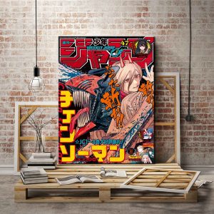 Chainsaw Man anime canvas painting decor wall art pictures bedroom study home living room decoration prints - Chainsaw Man Shop