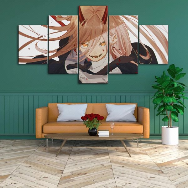 HD Home Decor Chainsaw Man Canvas Japan Prints Painting Anime Poster Wall Modern Art Modular Pictures 3 - Chainsaw Man Shop