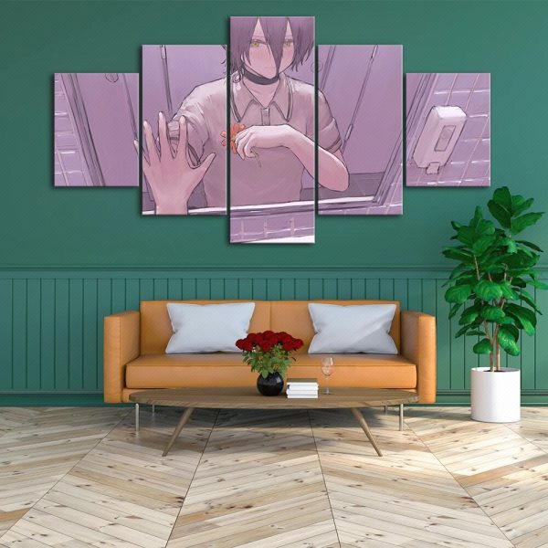 HD Home Decor Chainsaw Man Canvas Japan Prints Painting Anime Poster Wall Modern Art Modular Pictures 9 - Chainsaw Man Shop