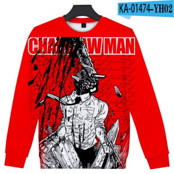 Manga Chainsaw man 3D Printed Sweatshirt Women Men Long Sleeve Sweatshirts Chainsawman Anime Autumn Winter Streetwear 6.jpg 640x640 6 - Chainsaw Man Shop