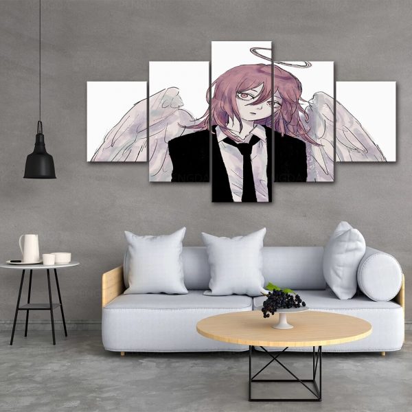 Wall Art Modular Japan Canvas Pictures Home Decor Chainsaw Man Painting Prints Anime Poster Bedside Background 2 - Chainsaw Man Shop