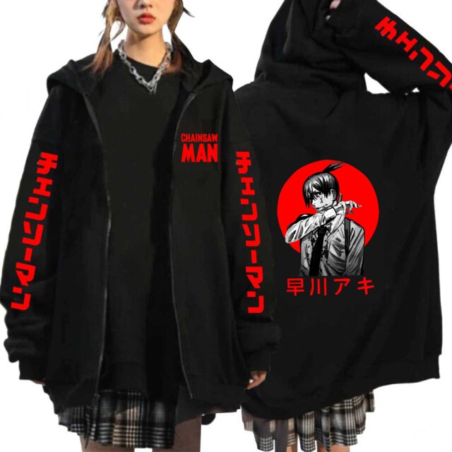Anime Chainsaw Man Hoodies Men Women Zipper Hip Hop Jackets Streetwear Manga Cosplay Zip Up Sweathirts 6.jpg 640x640 6 - Chainsaw Man Shop