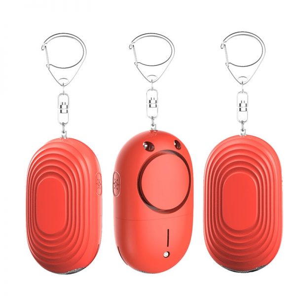 LED flashlight Key chain Panic Button Alarm System with personal alarm Self Defense Alarm for woman - Chainsaw Man Shop