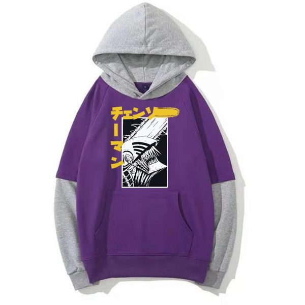 Mens Hoodies Chainsaw Man Men Women Pullovers Hoodies Sweatshirts 90s Anime Hoody Streetwear Tops 3 - Chainsaw Man Shop