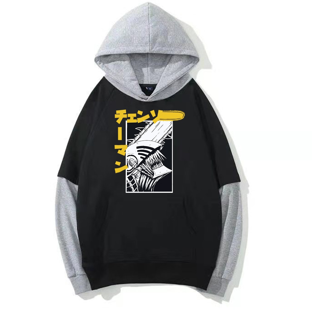 Chainsaw Man Hoodies - Anime Streetwear Graphic Pullover Hoodie