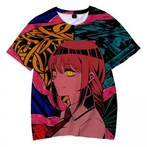 Chainsaw Man Asbtract Casual T-shirts - Chainsaw Man Store CS1310