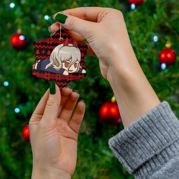 Power Xmas - Chibi Anime Otaku Gift Kawaii - Holiday Ornaments V1