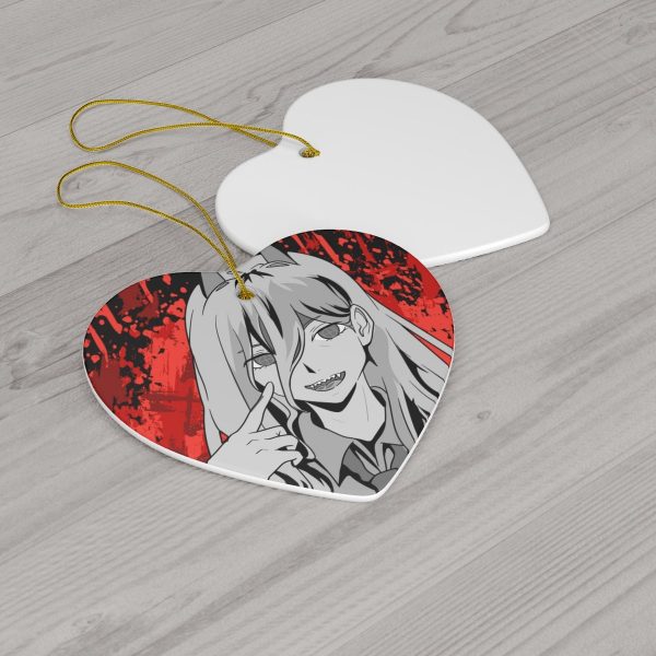 Power Xmas - Blood Fiend - Waifu Best Girl - Chibi Anime Otaku Gift Kawaii - Holiday Ornaments V4 Gifts for him and her